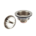 Keeney Mfg Sink Strainer with Fixed Post Basket, Brushed Nickel K5435DSBN